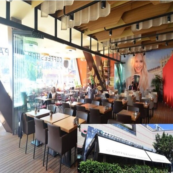 Coffeeshop Company Dış Mekân Yapı ve Gölgelendirme Sistemleri Uygulaması